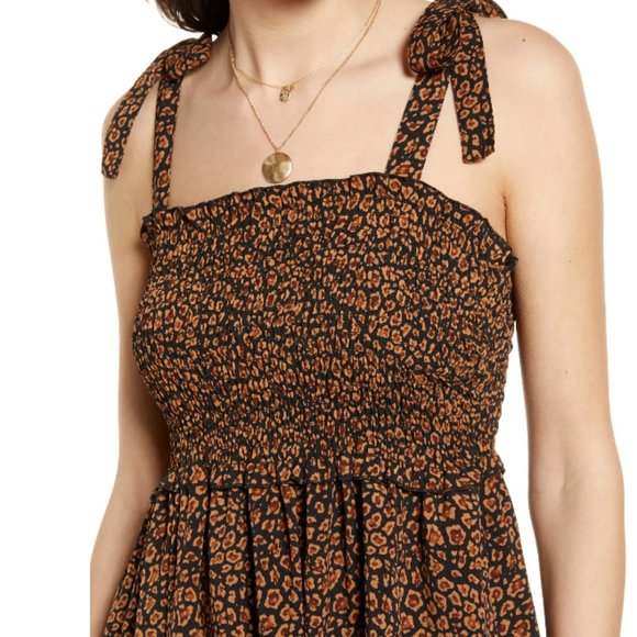 Treasure & Bond tie shoulder sundress - Picture 3 of 7